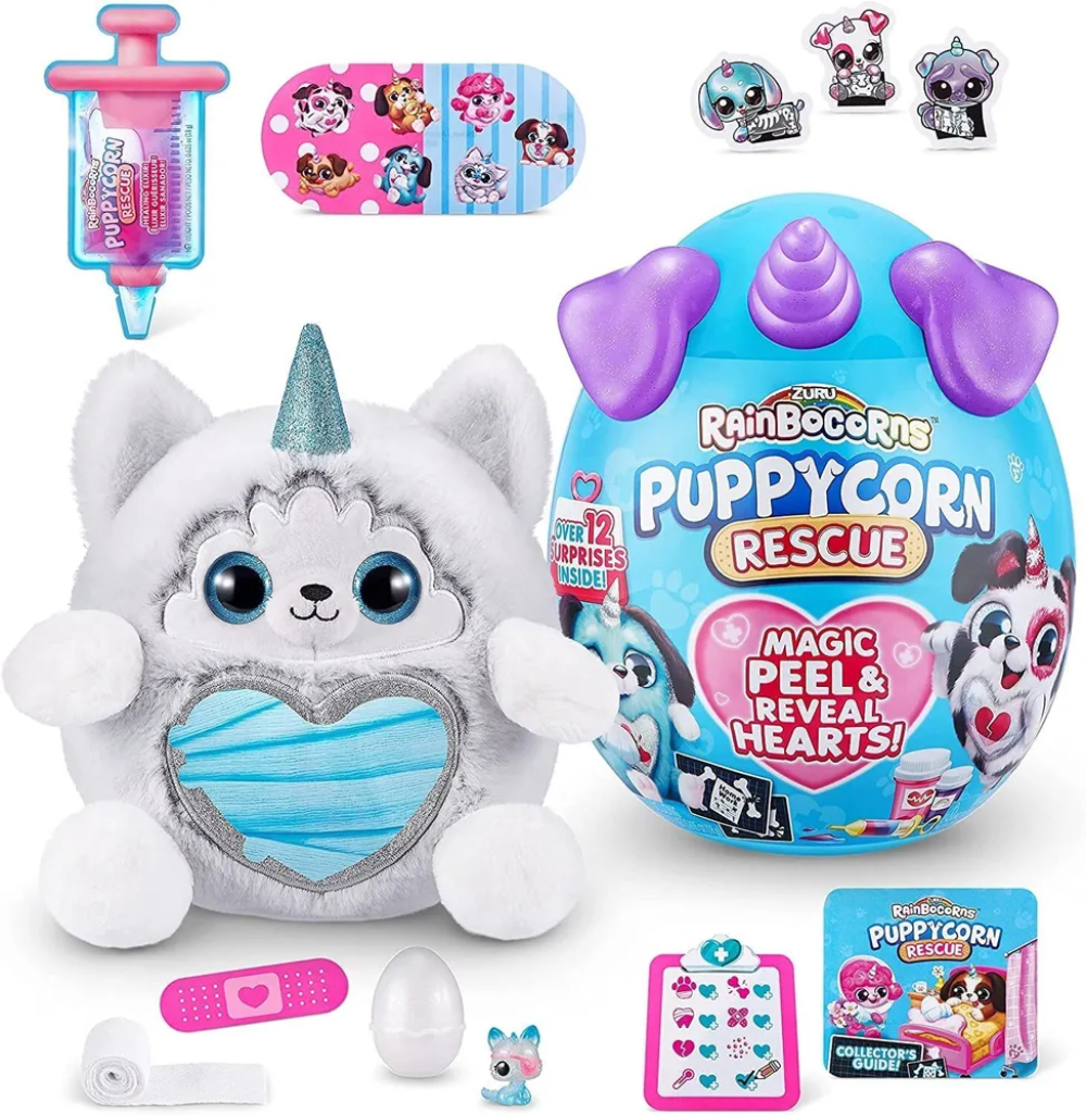 фото Игрушка zuru rainbocorns puppycorn rescue surprise сюрприз в яйце в ассортименте