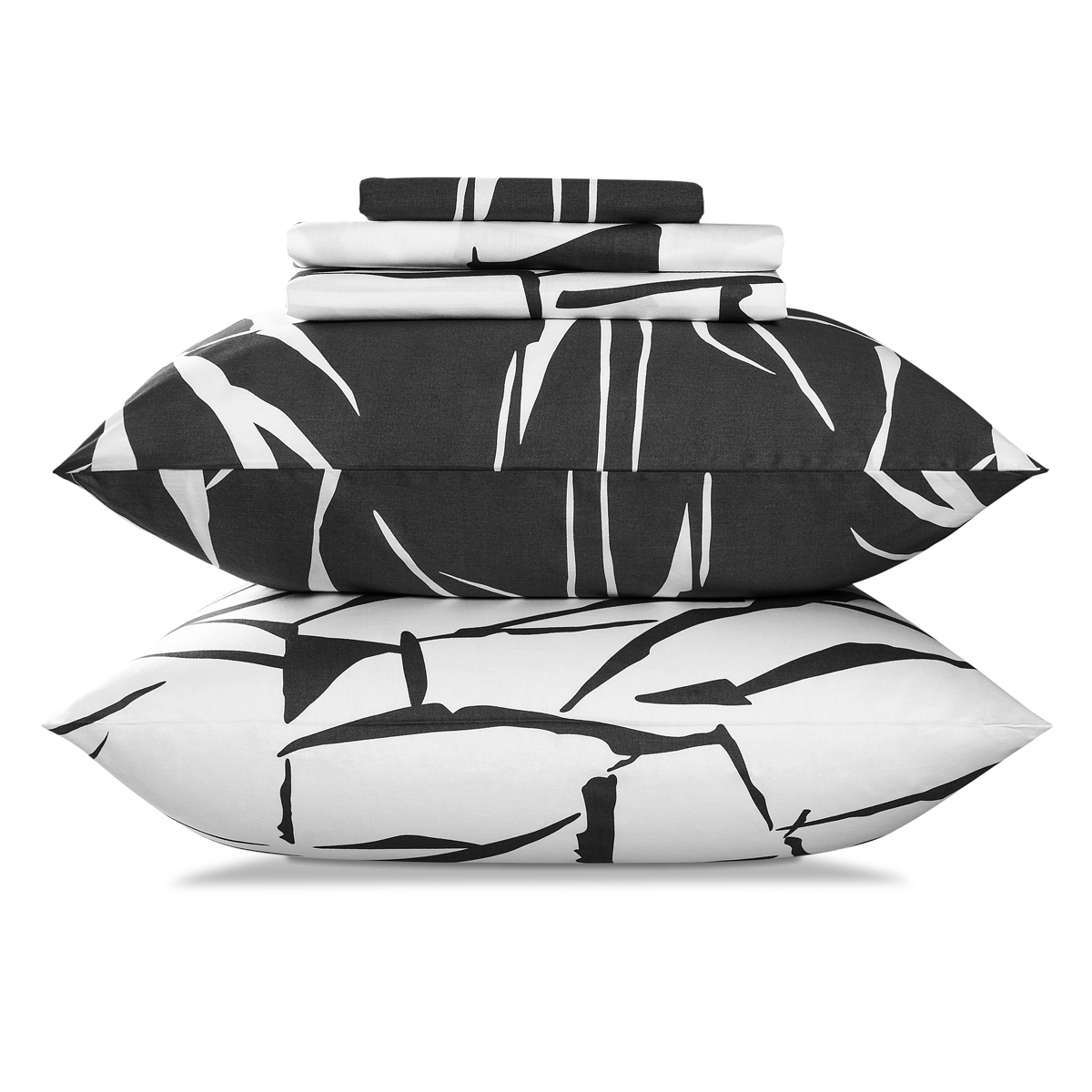 Комплект постельного белья Medsleep Сириус белый с чёрным Полуторный, цвет чёрный, размер Полуторный - фото 3