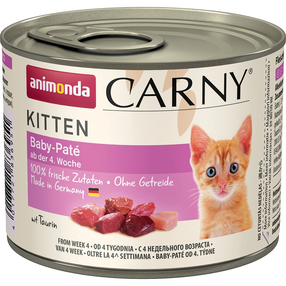 Корм для котят ANIMONDA Carny Kitten Baby Pate 200 г