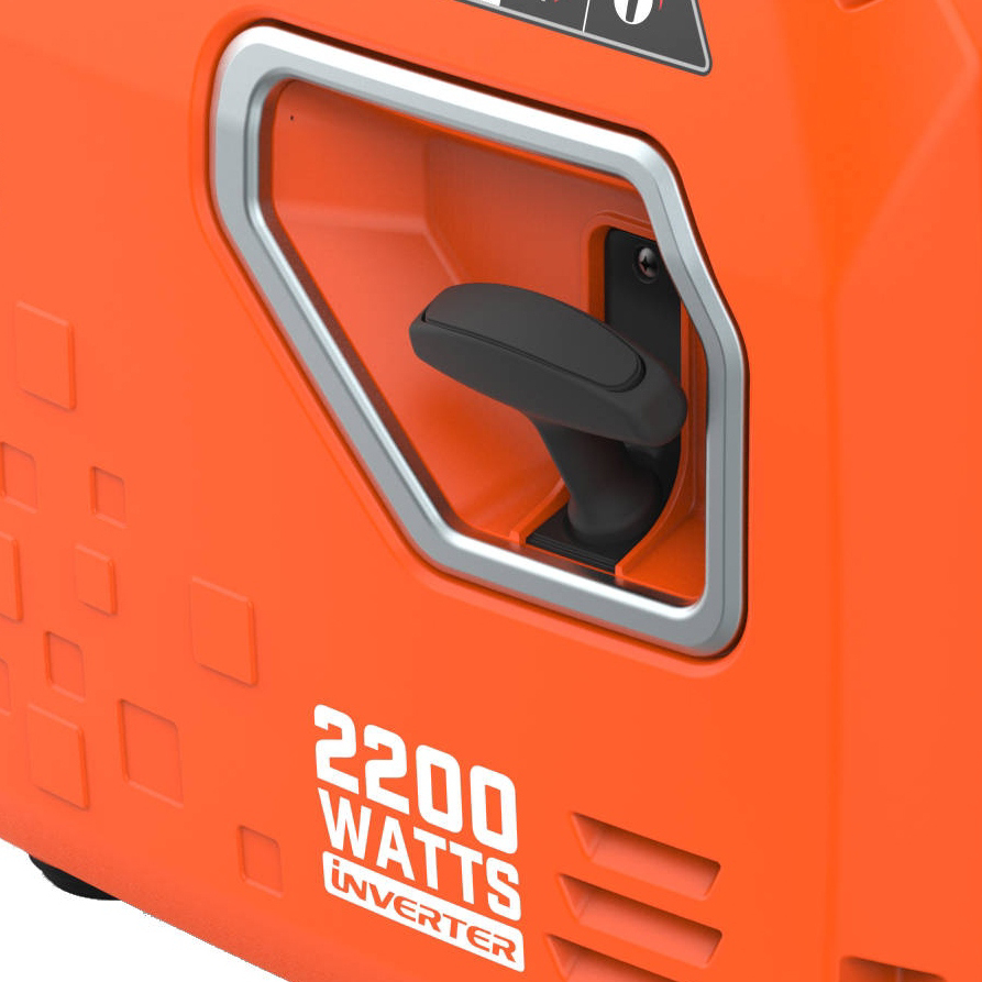 Бензиновый генератор Zongshen инверторный BQH 2200E, цвет оранжевый 148 FD/PRE - фото 3