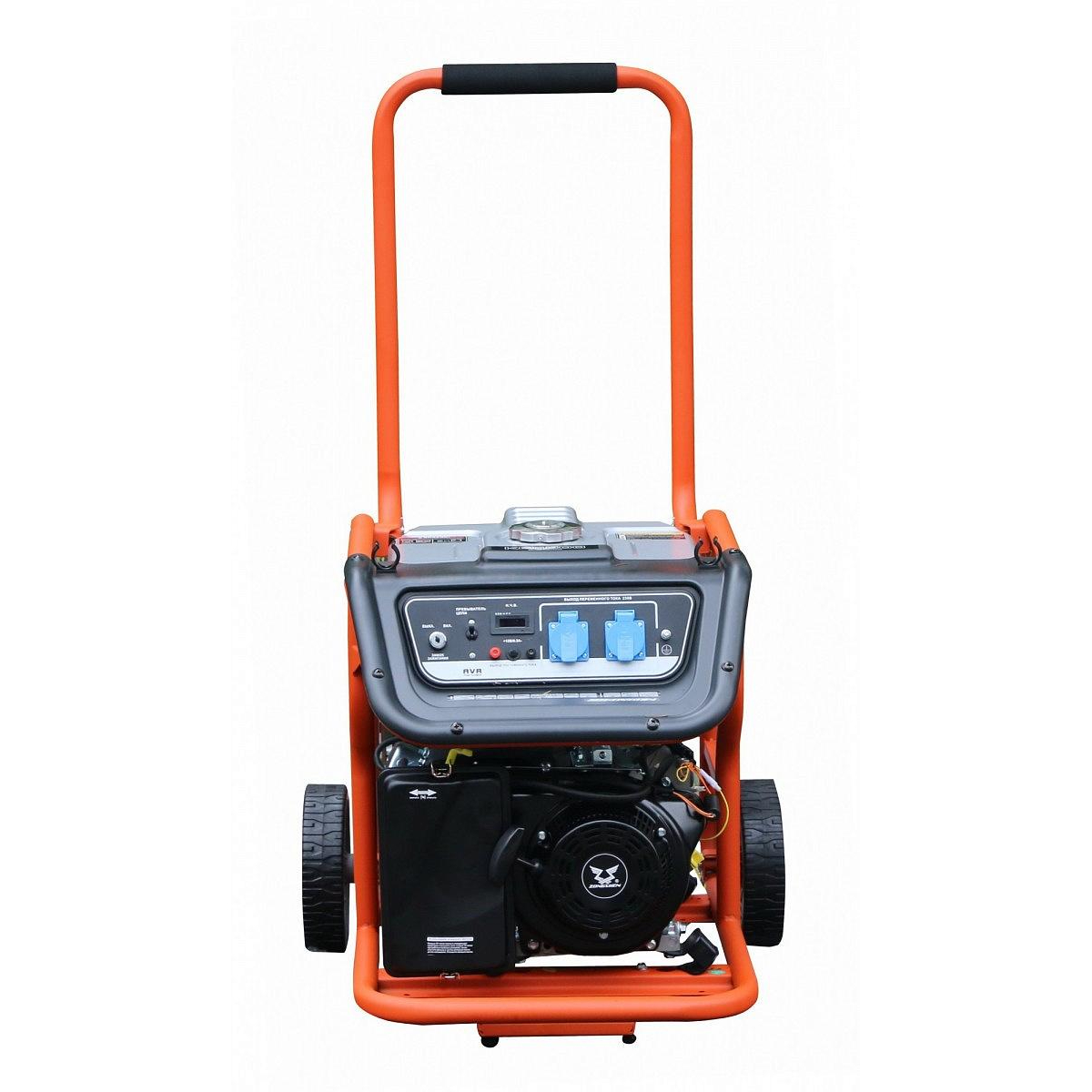 Генератор Zongshen бензиновый KB 5000E, цвет оранжевый GB 270 Е - фото 2