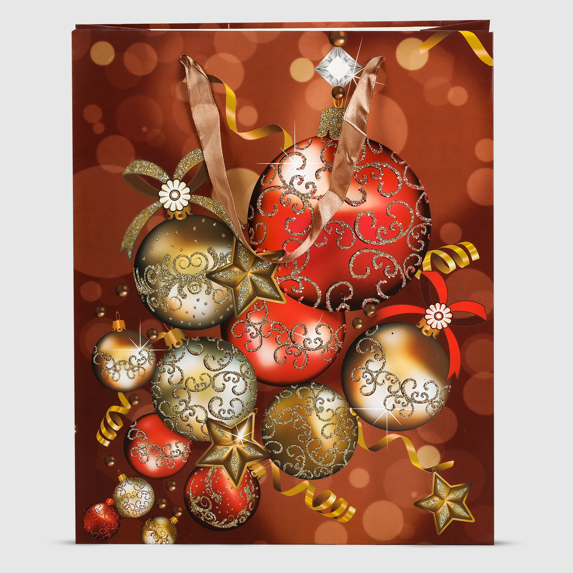 фото Пакет подарочный due esse christmas regalo natalizia 26x10x32 см