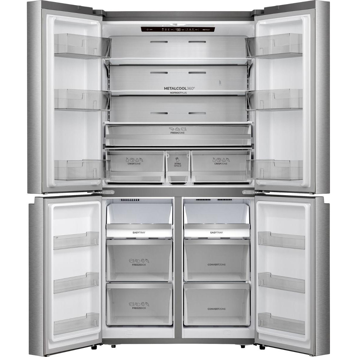 Холодильник Gorenje NRM918FUX, цвет серый - фото 3