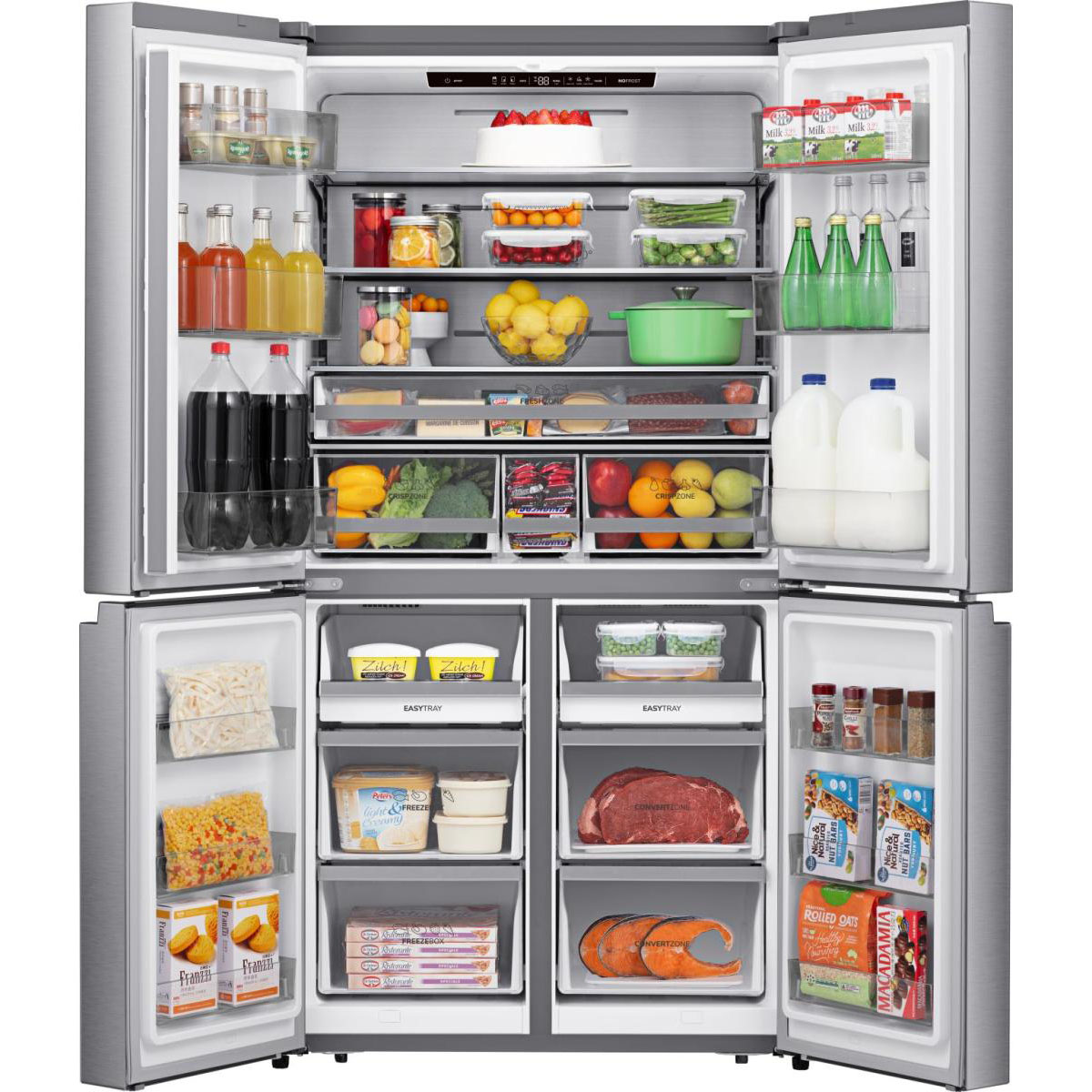 Холодильник Gorenje NRM918FUX, цвет серый - фото 4