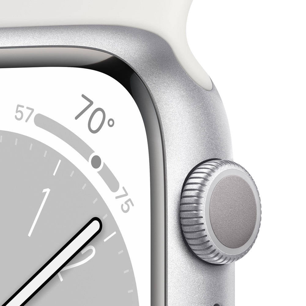 Смарт-часы Apple Watch Series 8 41 мм S/M MP6L3LL/A серебристый