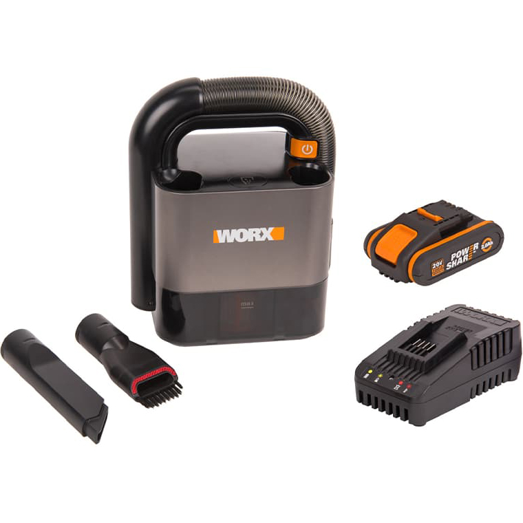 Пылесос для автомобиля WORX WX030 20V аккумуляторный