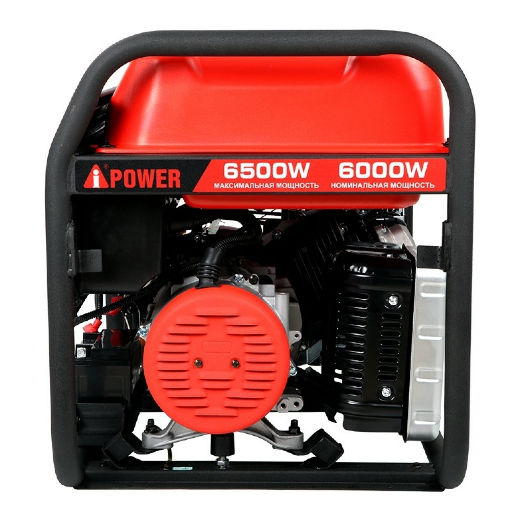 Бензиновый генератор Power с электростартером и ATS 6,5 кВт (A6500EA), цвет красный Е1000 - фото 5