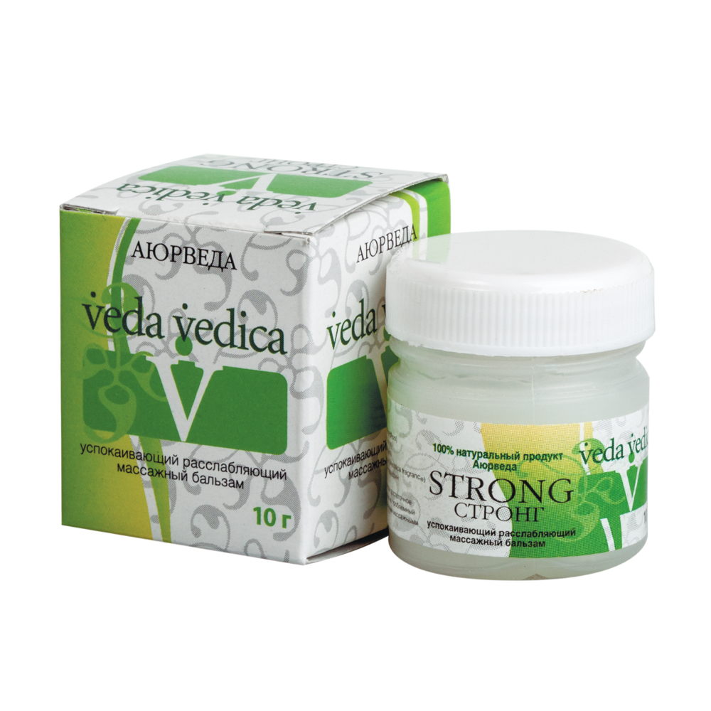 фото Бальзам от простуды и головной боли veda vedica стронг (strong), 10 г