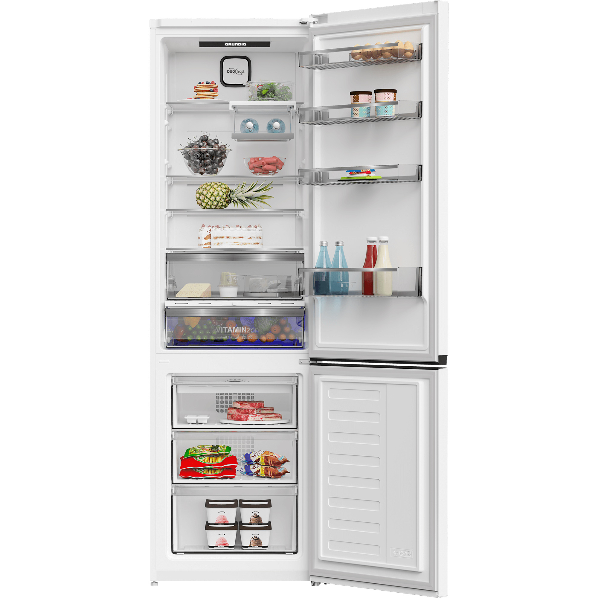 Холодильник Grundig GKPN66930FW