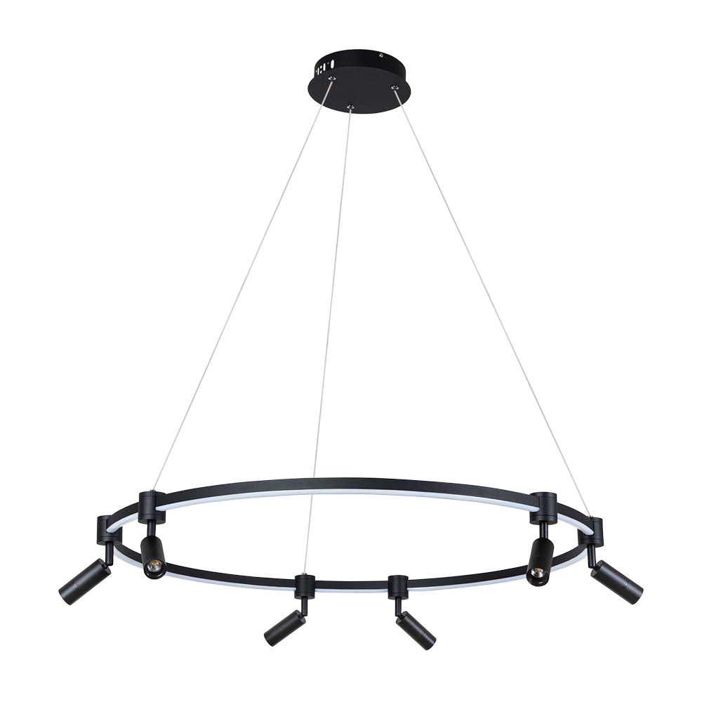 фото Подвесная люстра arte lamp ring a2186sp-1bk