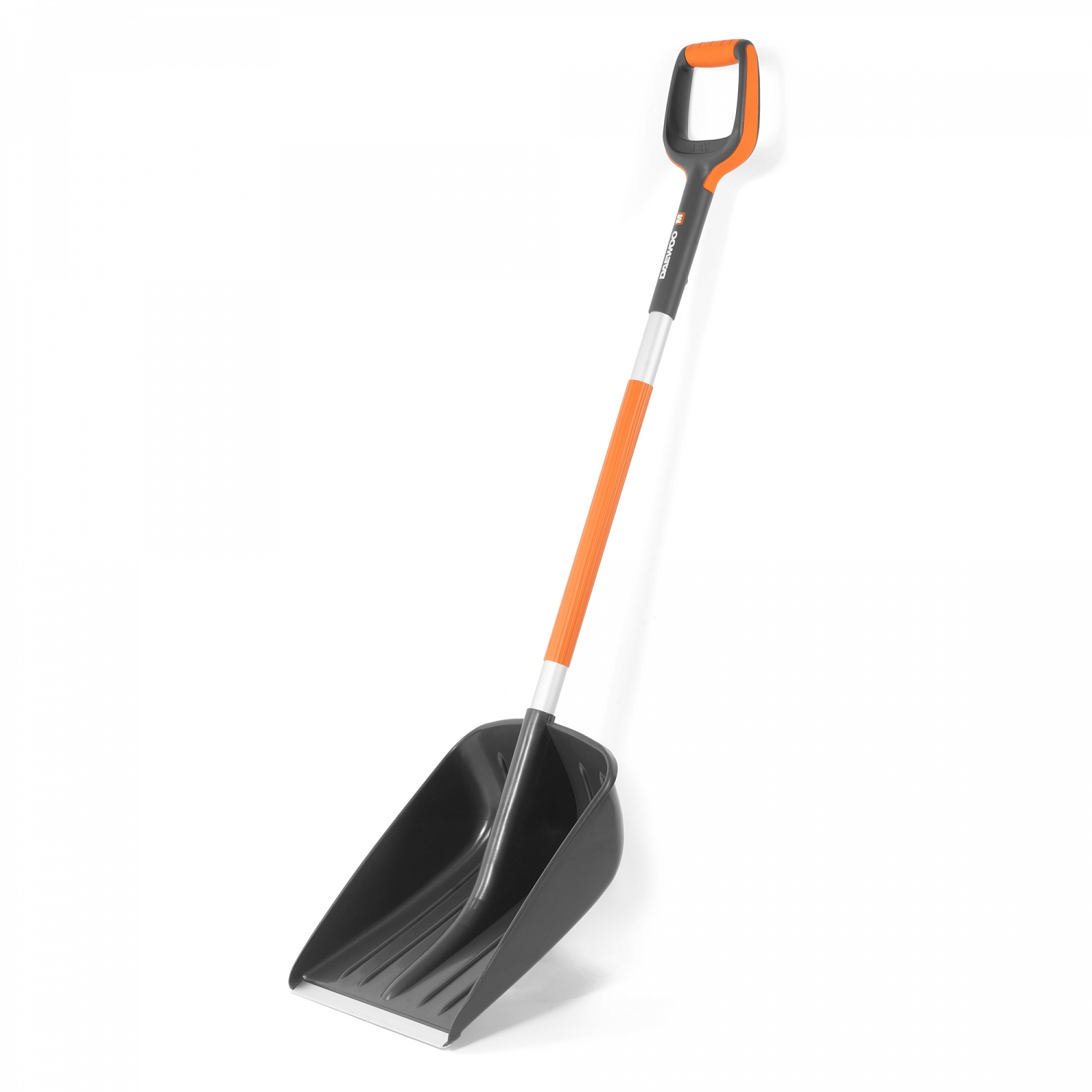фото Лопата для уборки снега daewoo чёрная с оранжевым 45х36 см (dast 40)