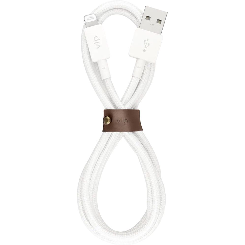 Кабель VLP Nylon Cable USB A -Lightning MFI белый - фото 1