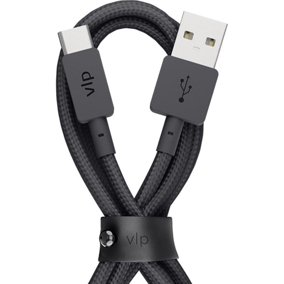 Кабель VLP Nylon Cable USB A - USB C черный - фото 2