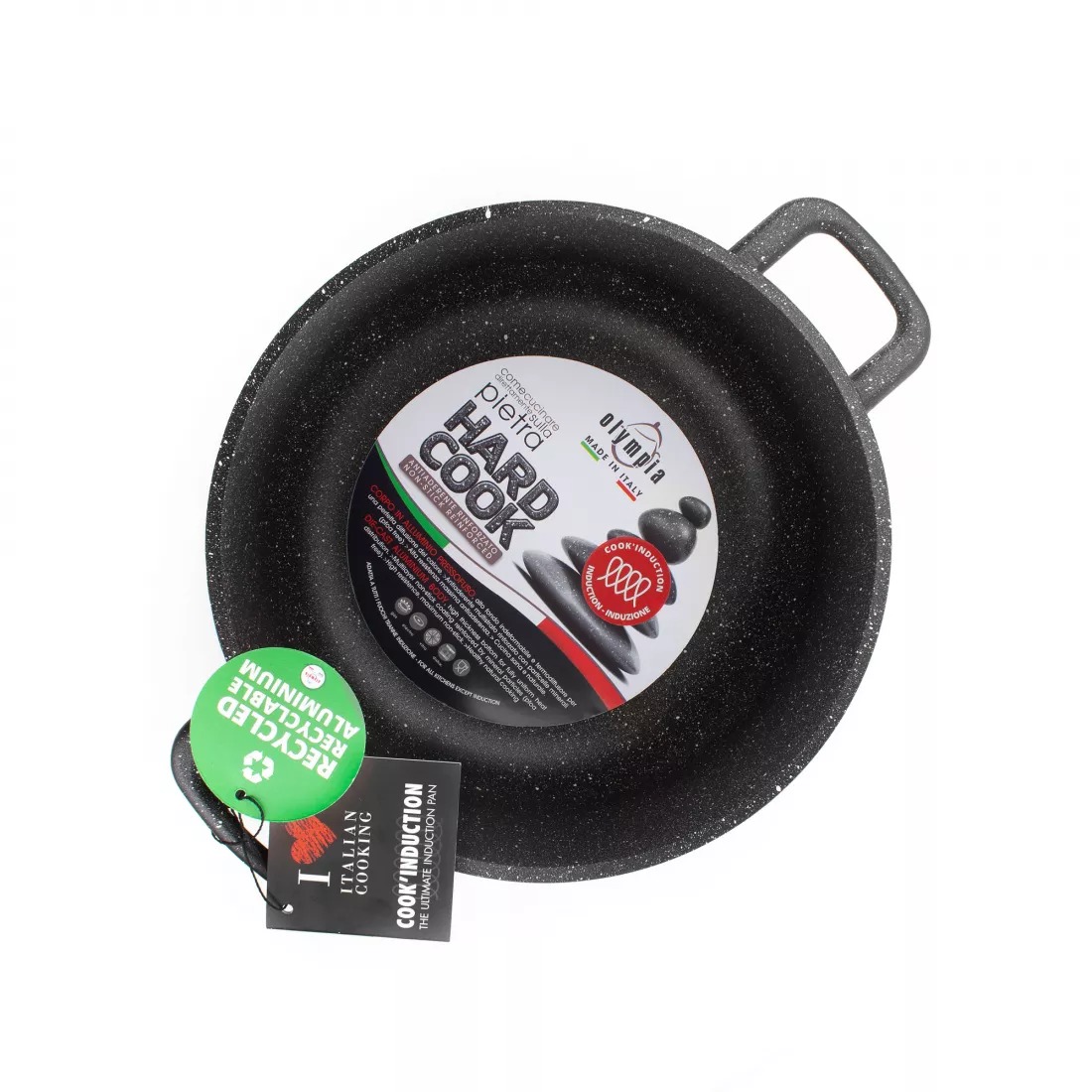 фото Кастрюля olympia hard cook fix induction 24 см 5,3 л