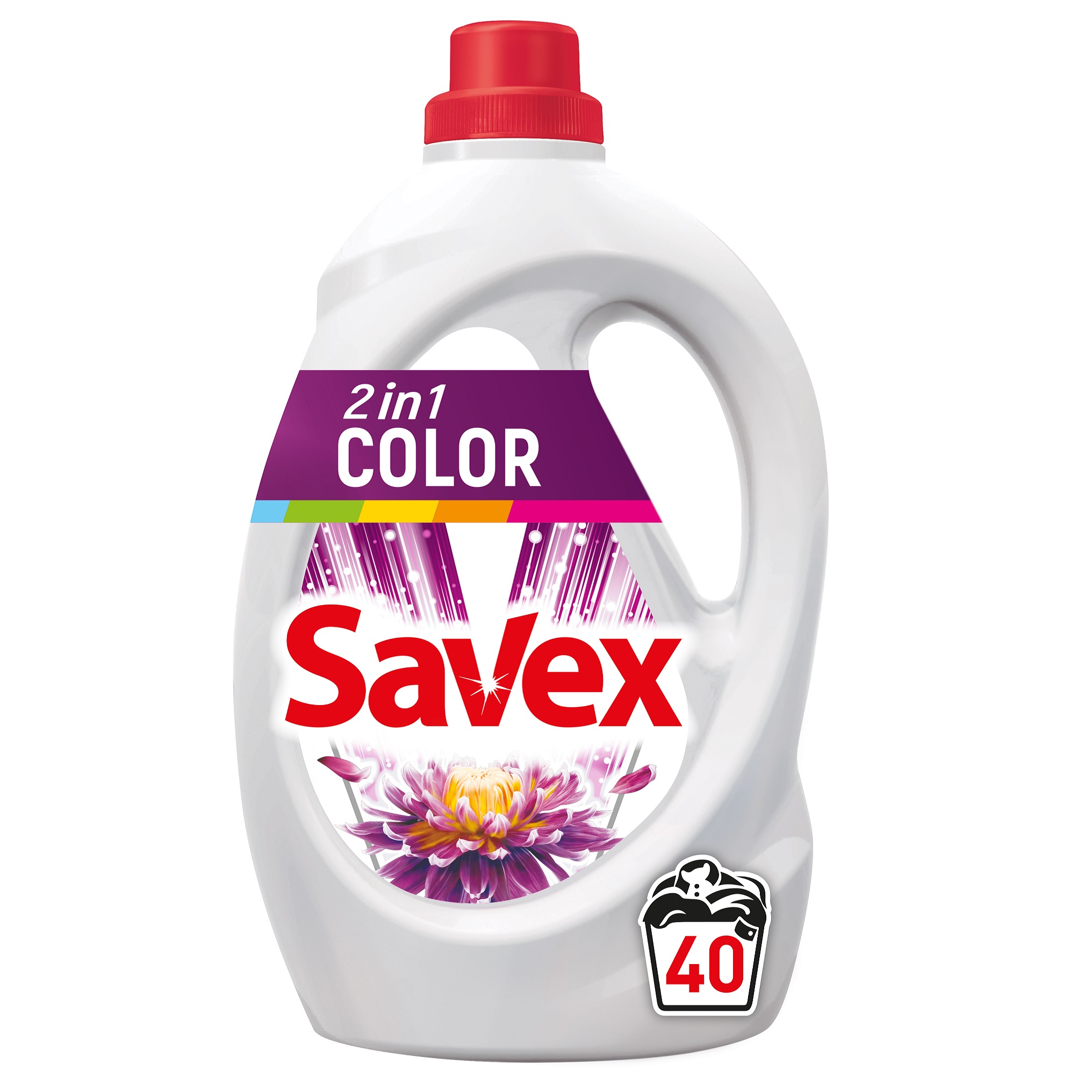 фото Средство для стирки savex 2в1 color 2,2 л