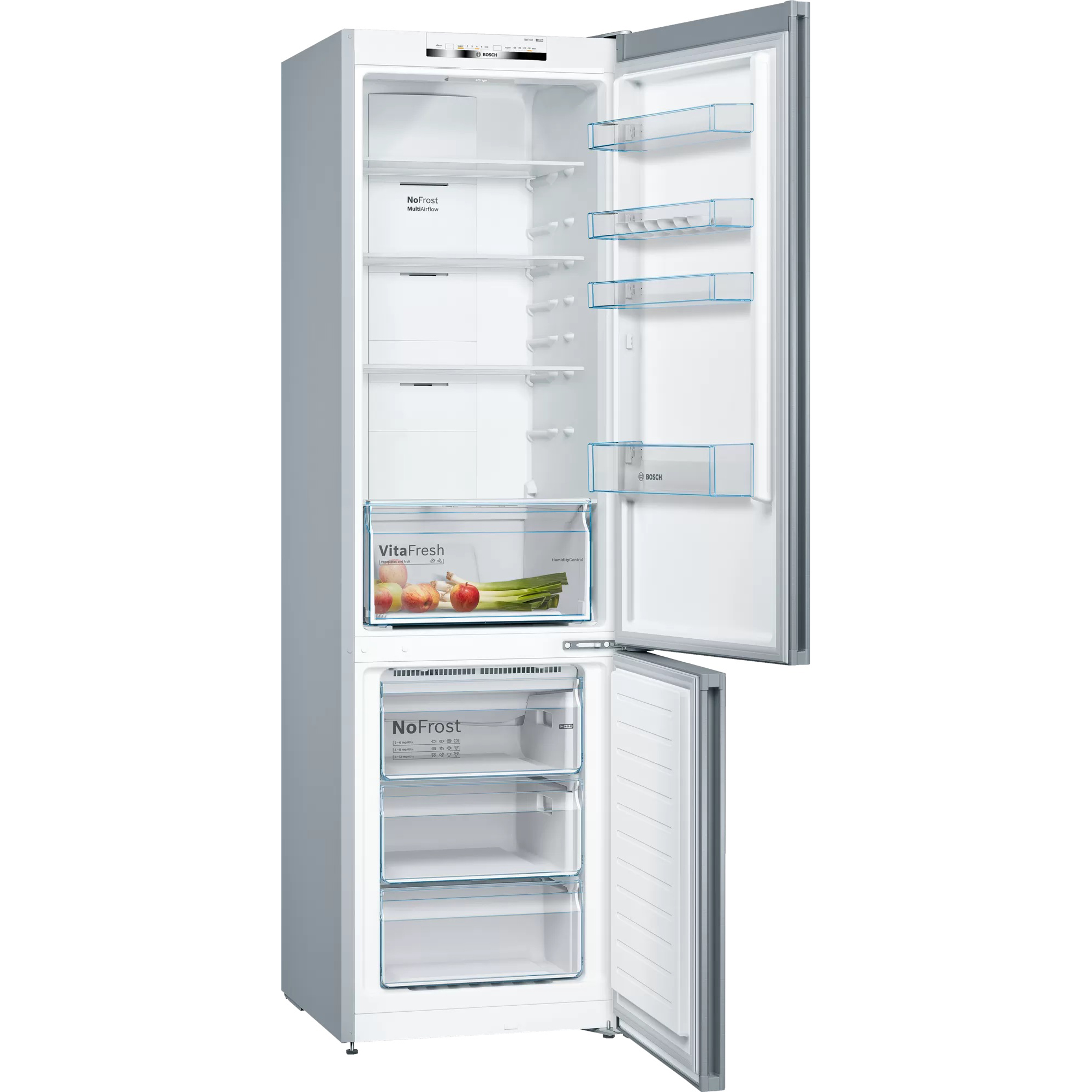 Холодильник Bosch KGN39UL316, цвет серебристый - фото 2