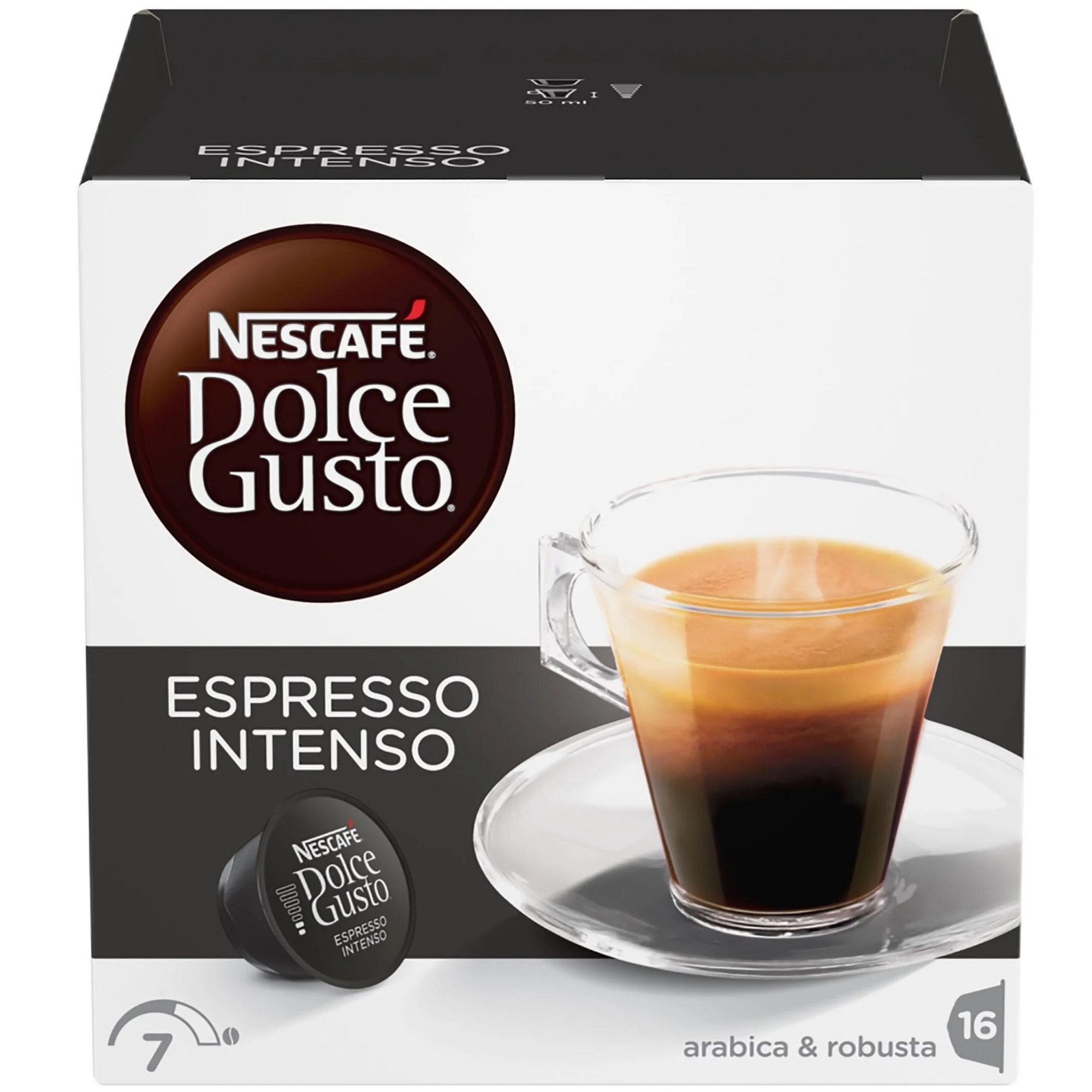 

Кофе в капсулах Nescafe Dolce Gusto Espresso Intenso 112г 16 капсул