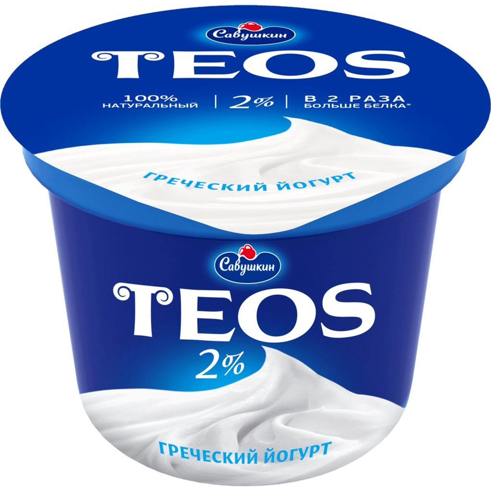 

Йогурт греческий Teos Натуральный 2% 250 г
