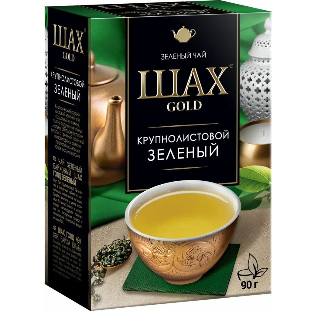 Чай зеленый Шах Gold 90 г