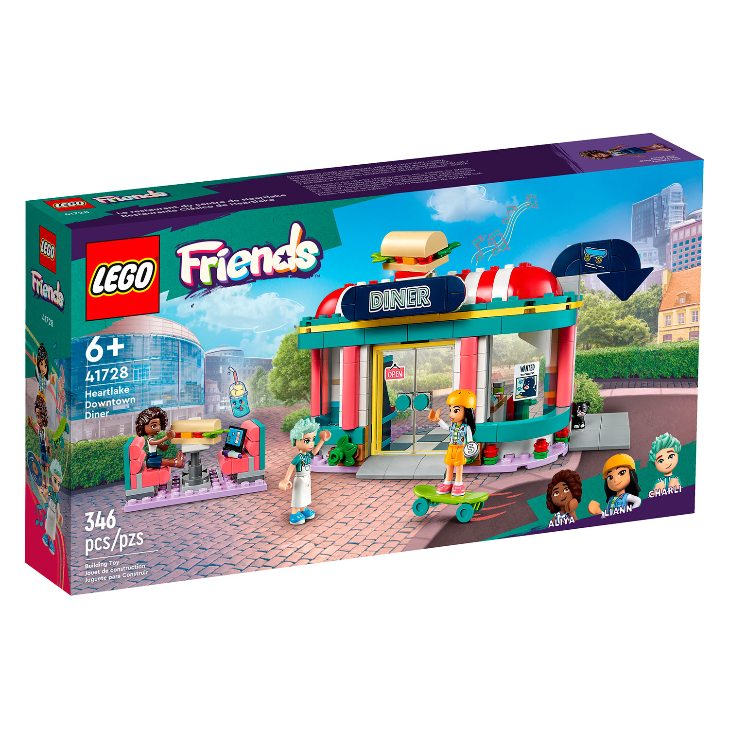 фото Конструктор lego friends закусочная в центре хартлейк