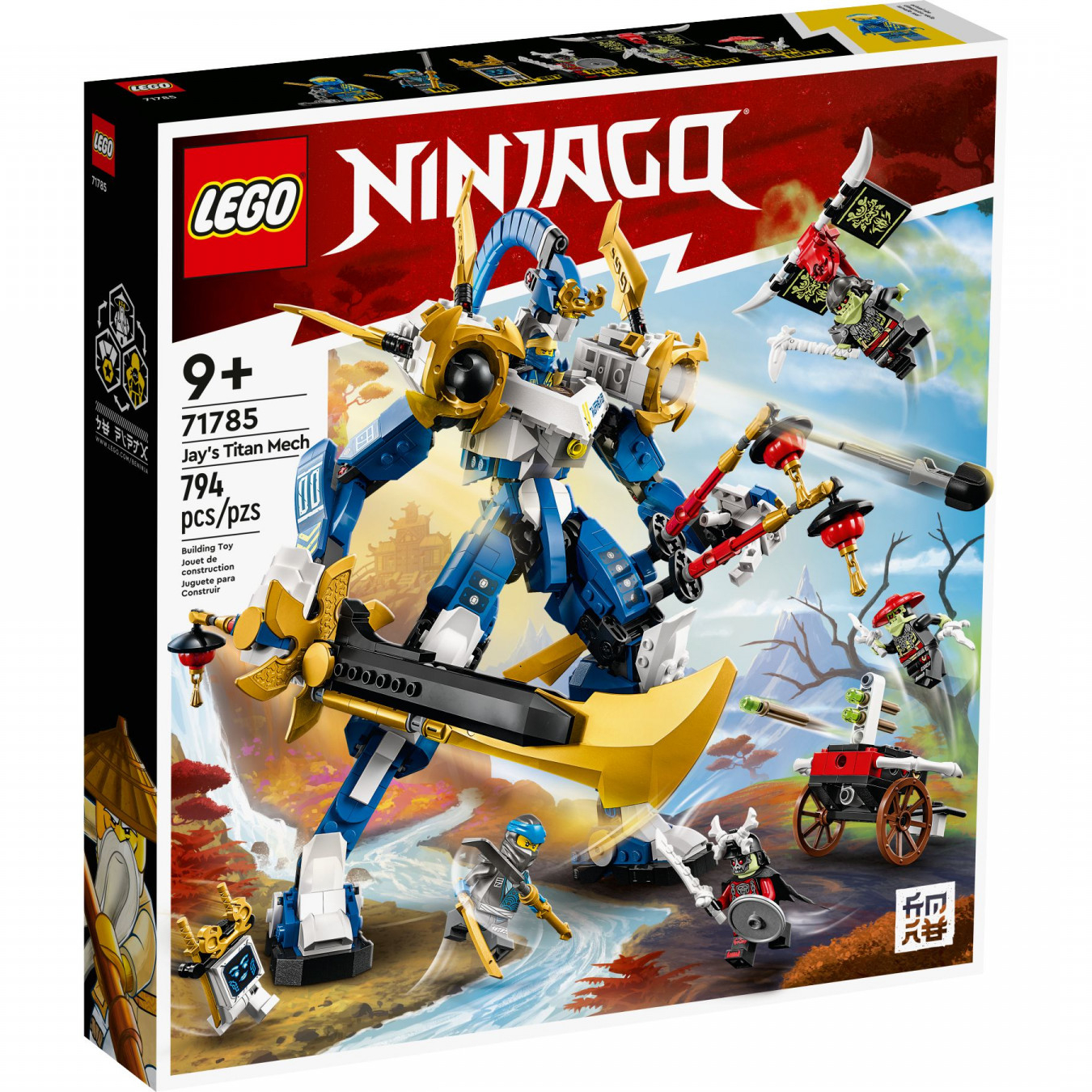 фото Конструктор lego ninjago титановый робот джея