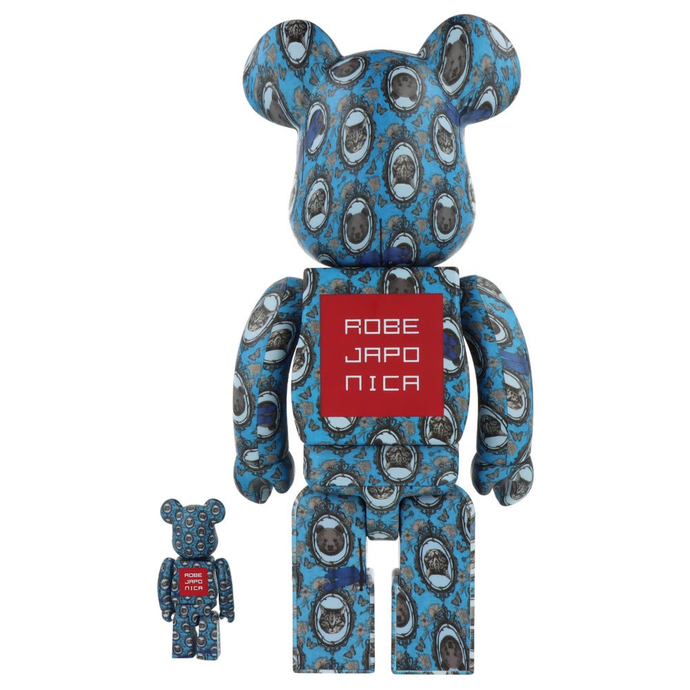 фото Фигура bearbrick medicom toy set robe japonica mirror 400%/100%