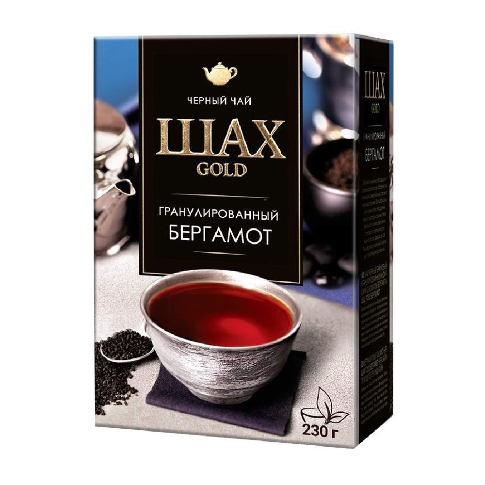 Чай черный листовой Шах Бергамот 230 г