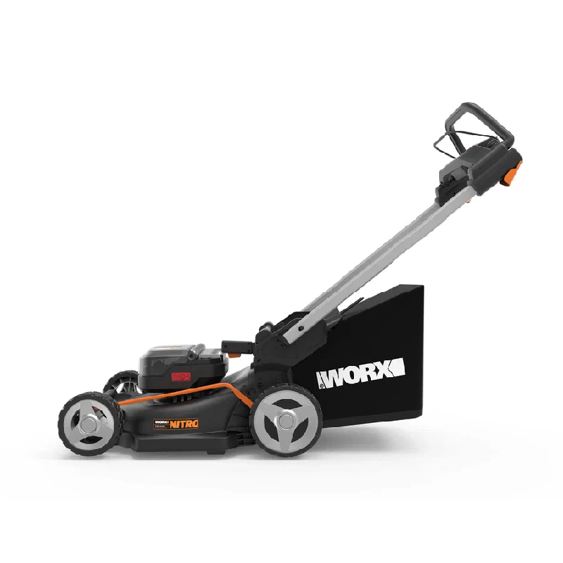 фото Газонокосилка аккумуляторная worx wg748e 46 см, бесщеточная, 40в, 4ач х2, зу 2а х2