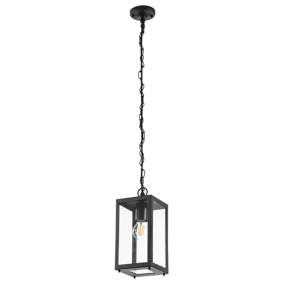 фото Уличный подвесной светильник arte lamp belfast a4569so-1bk