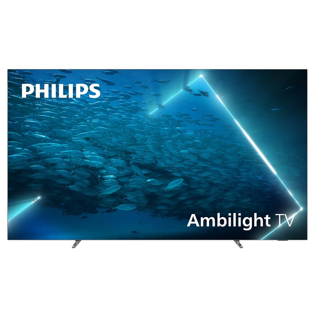 Телевизор Philips 48OLED707/12, цвет серебристый - фото 1