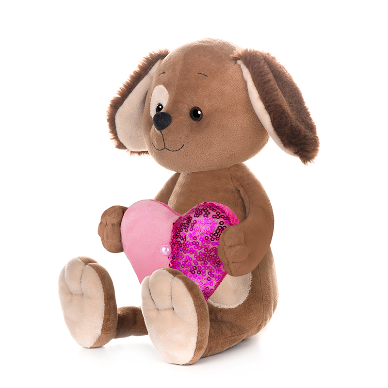 фото Игрушка мягкая maxitoys luxury щенок с сердечком 25 см
