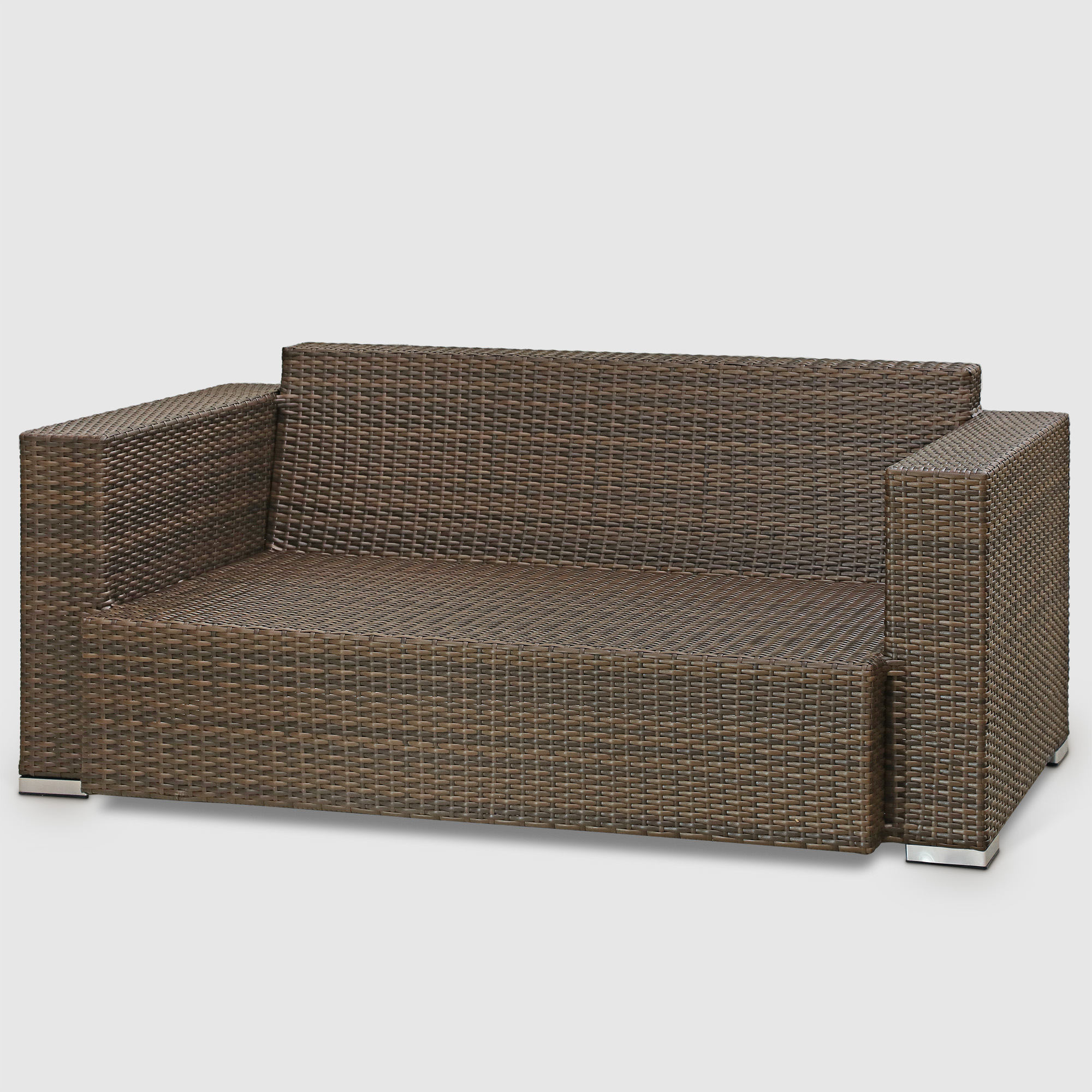 Комплект мебели Ns Rattan Cleo коричневый с бежевым 7 предметов, цвет бежевый, размер 224х88х70 - фото 9