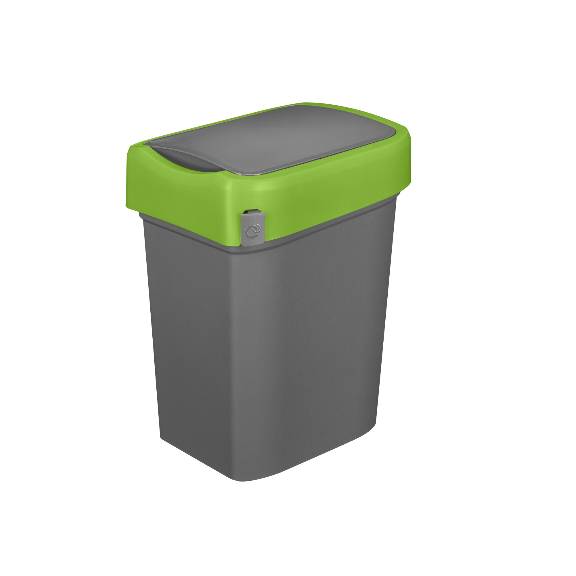 Контейнер для мусора Эконова Smart bin зелёный 25 л