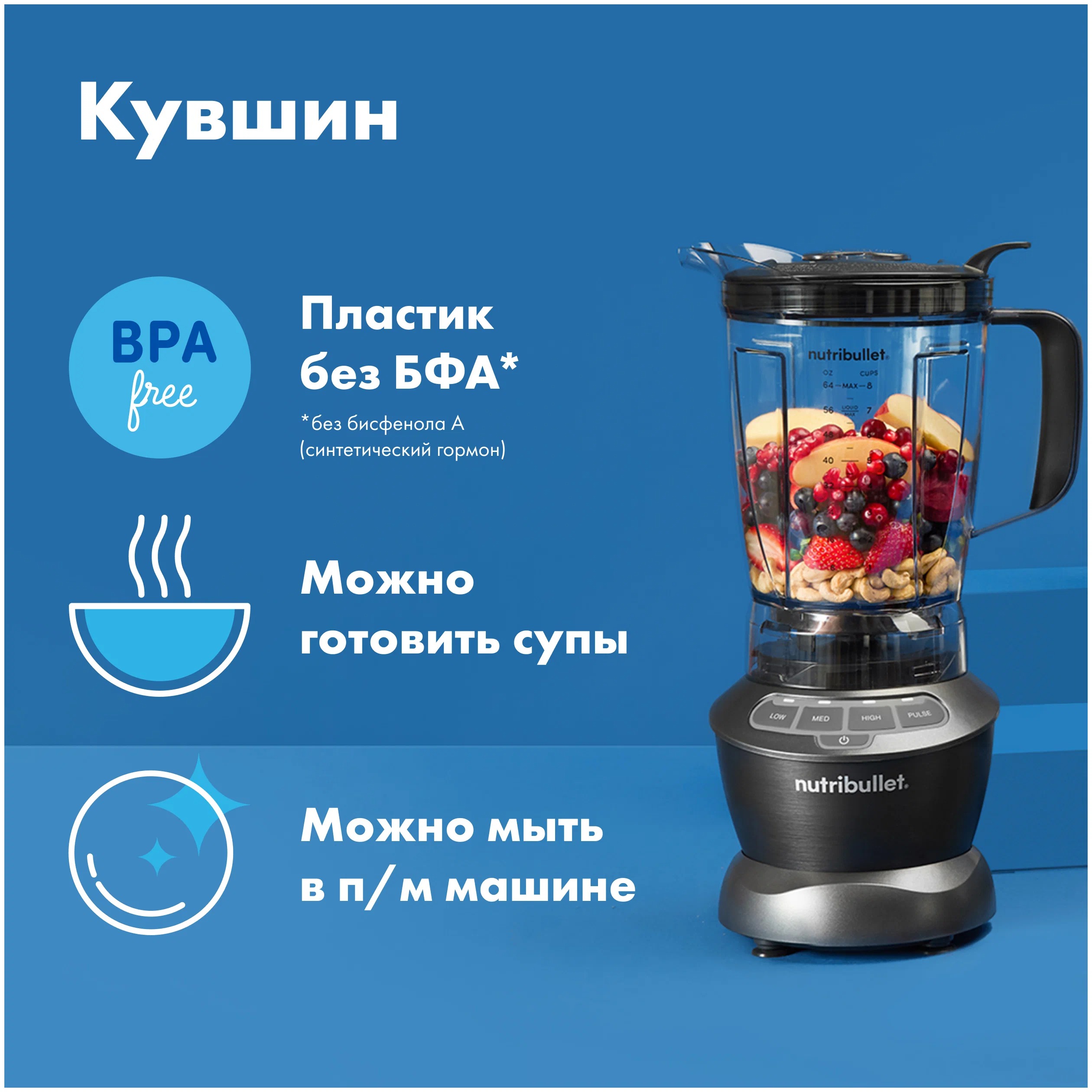 фото Блендер nutribullet nbf400dg