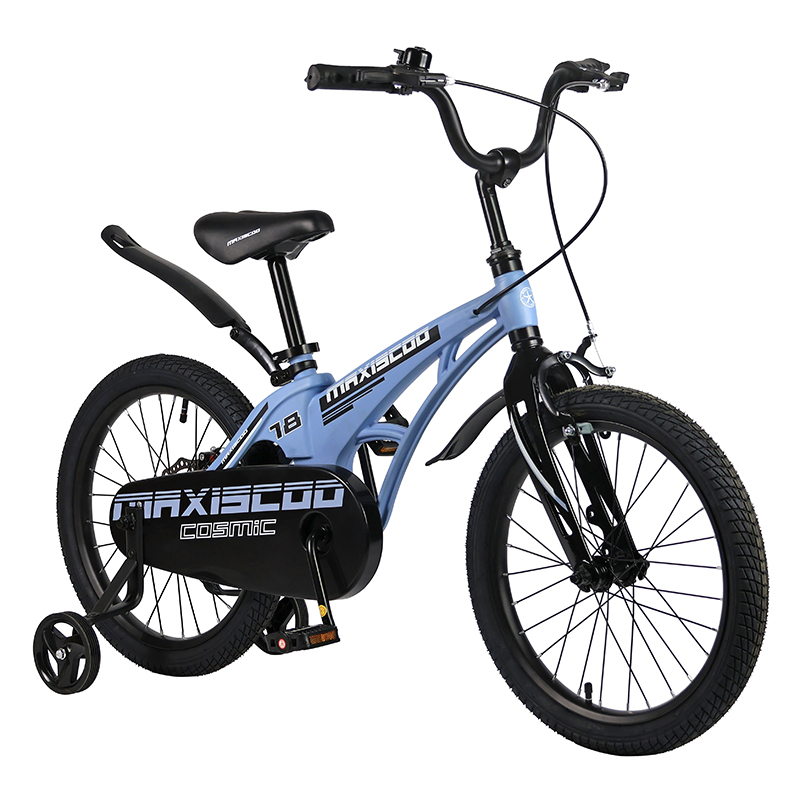 фото Велосипед детский maxiscoo cosmic стандарт 18 голубой матовый