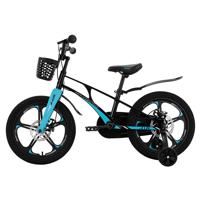 Велосипед детский Maxiscoo Air Делюкс 18 черный аметист - фото 2
