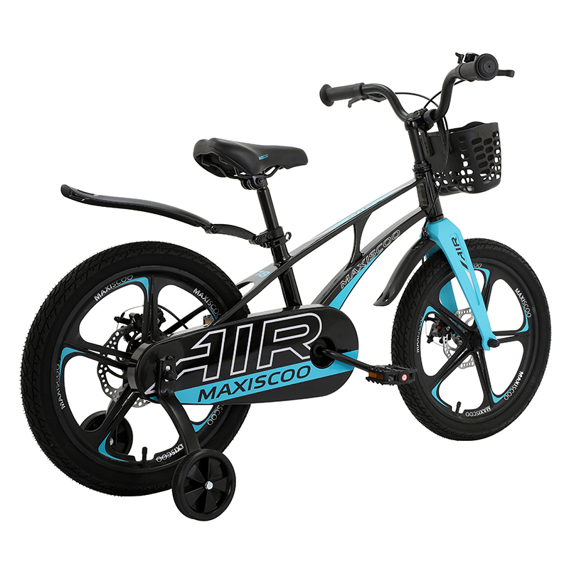 Велосипед детский Maxiscoo Air Делюкс 18 черный аметист - фото 3