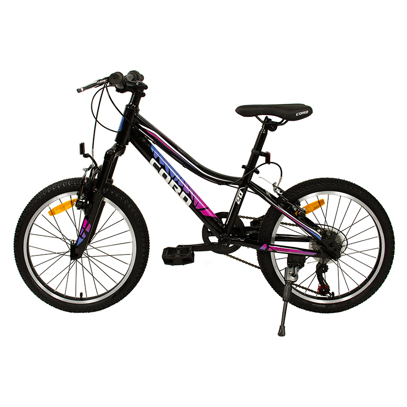 Велосипед детский Cord Mint 6 скоростей 20 черный - фото 2