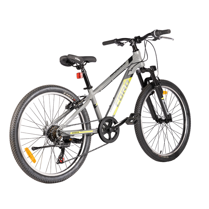 Велосипед детский Cord Modus 7 скоростей 24 серый матовый - фото 3