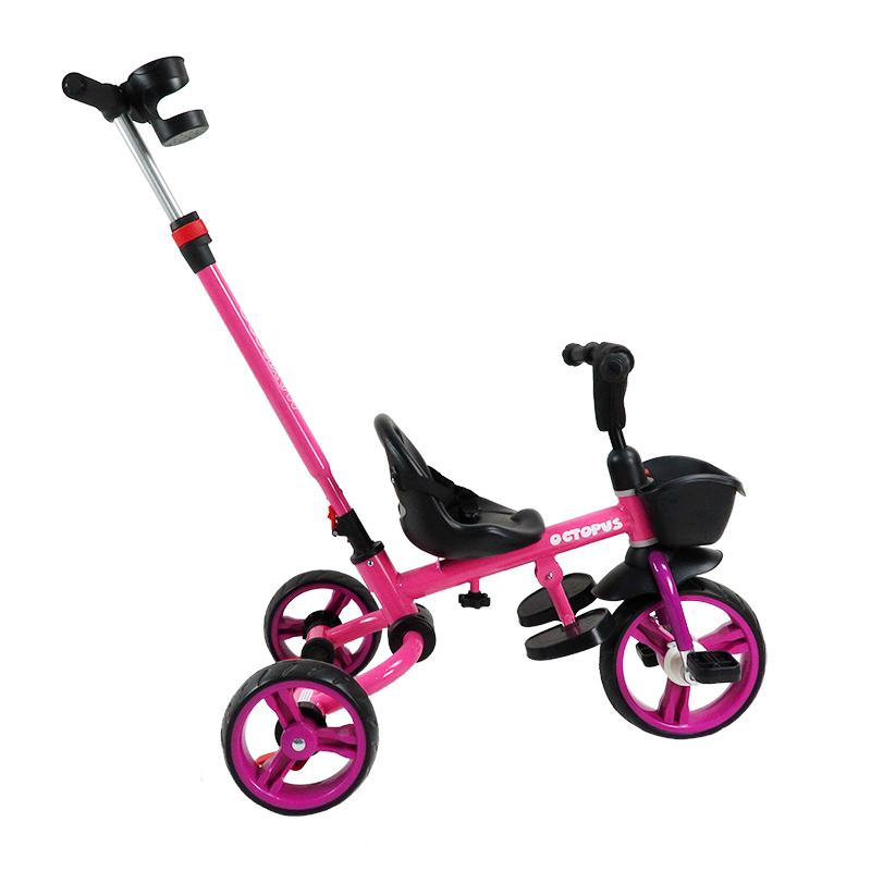 Велосипед детский Maxiscoo Складной Octopus розовый - фото 3