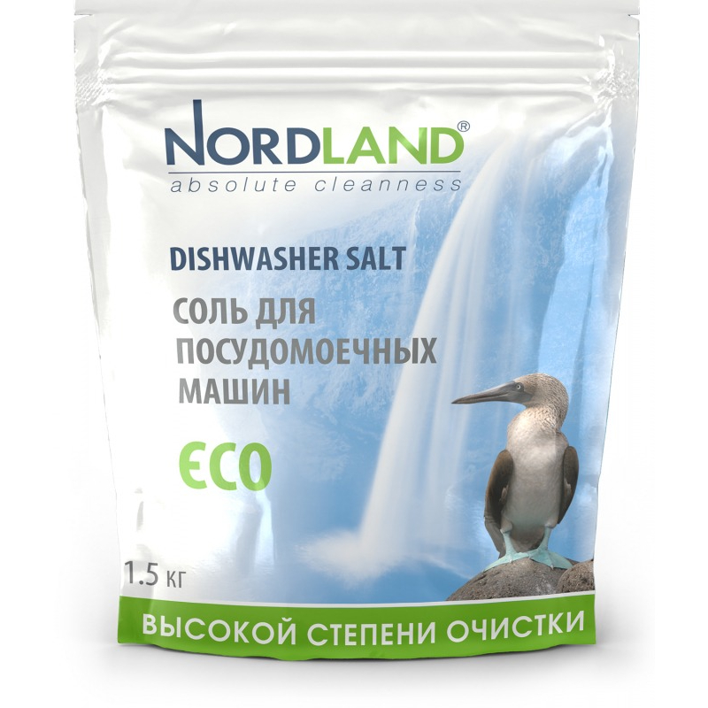 Соль Nordland для посудомоечных машин 1,5 кг