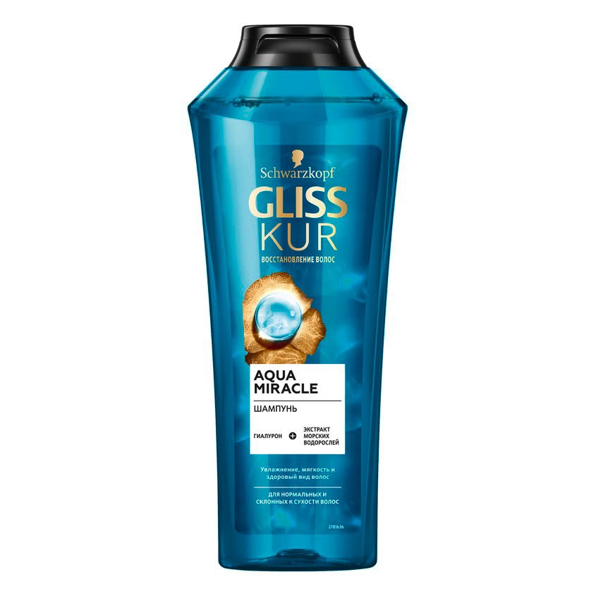 фото Шампунь gliss kur aqua miracle 400 мл