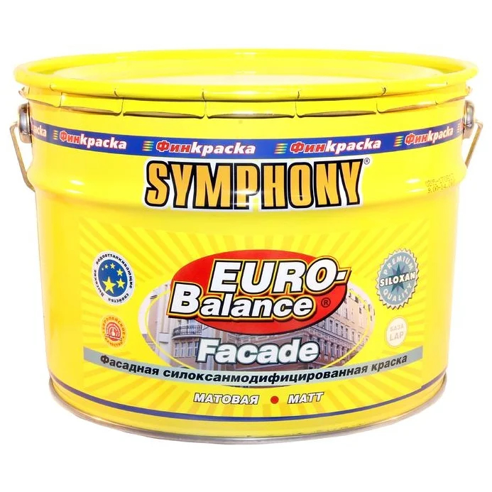 

Краска Symphony Euro-Balance Facade Siloxan LAP 9 л