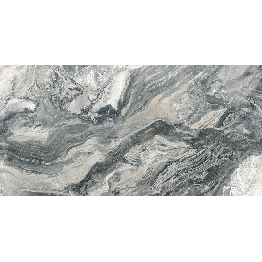фото Керамогранит полированный lcm persia graphite 60x120 см темно-серый