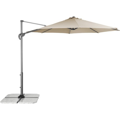 Зонт садовый Doppler Ravenna smart серый 300 см без базы