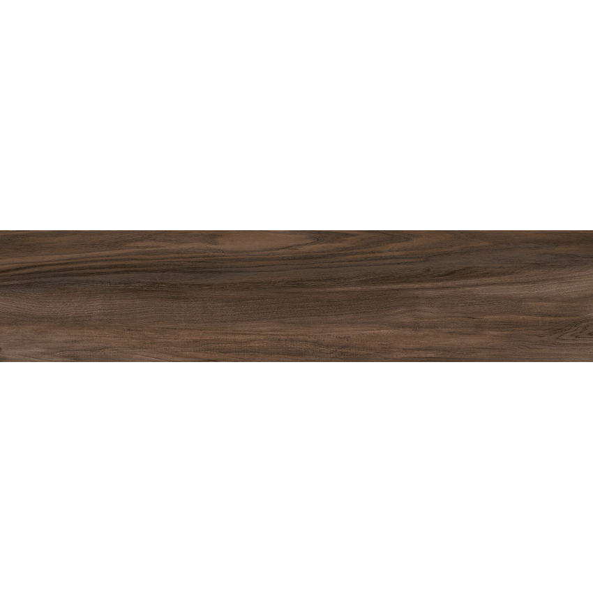 фото Керамогранит матовый alma ceramica iron wood 20x90 см темно-коричневый