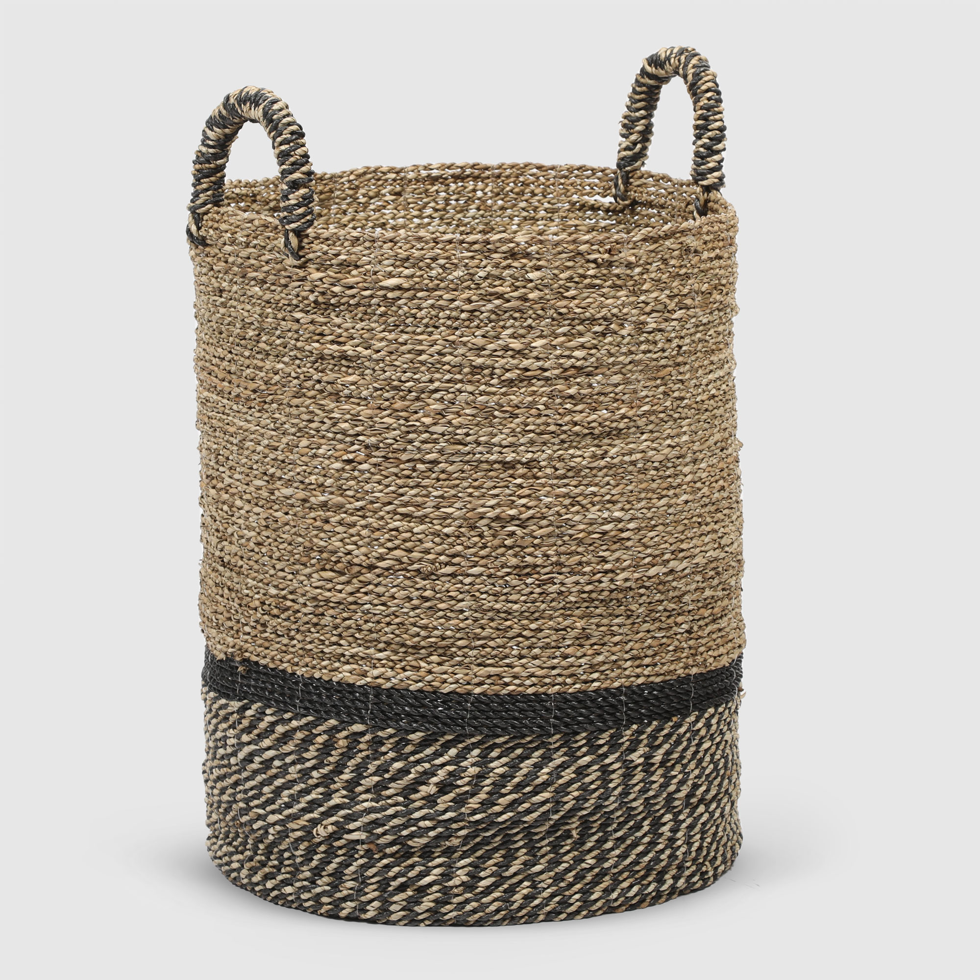 фото Корзина декоративная rattan grand deco seagrass sintetis 36х47 см