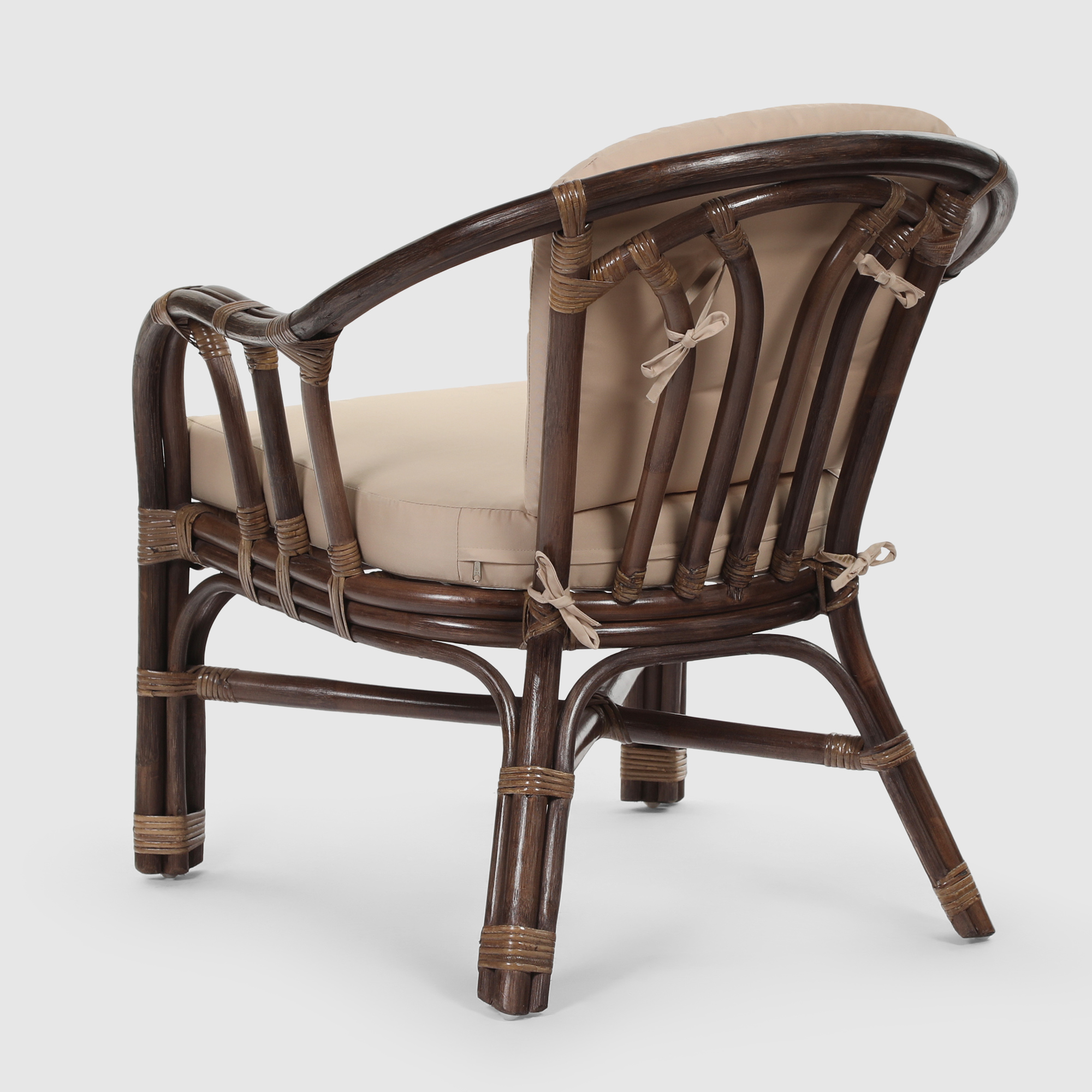 Комплект мебели Rattan grand San Marino medium brown 3 предмета, цвет коричневый, размер 60х67х70 см - фото 6