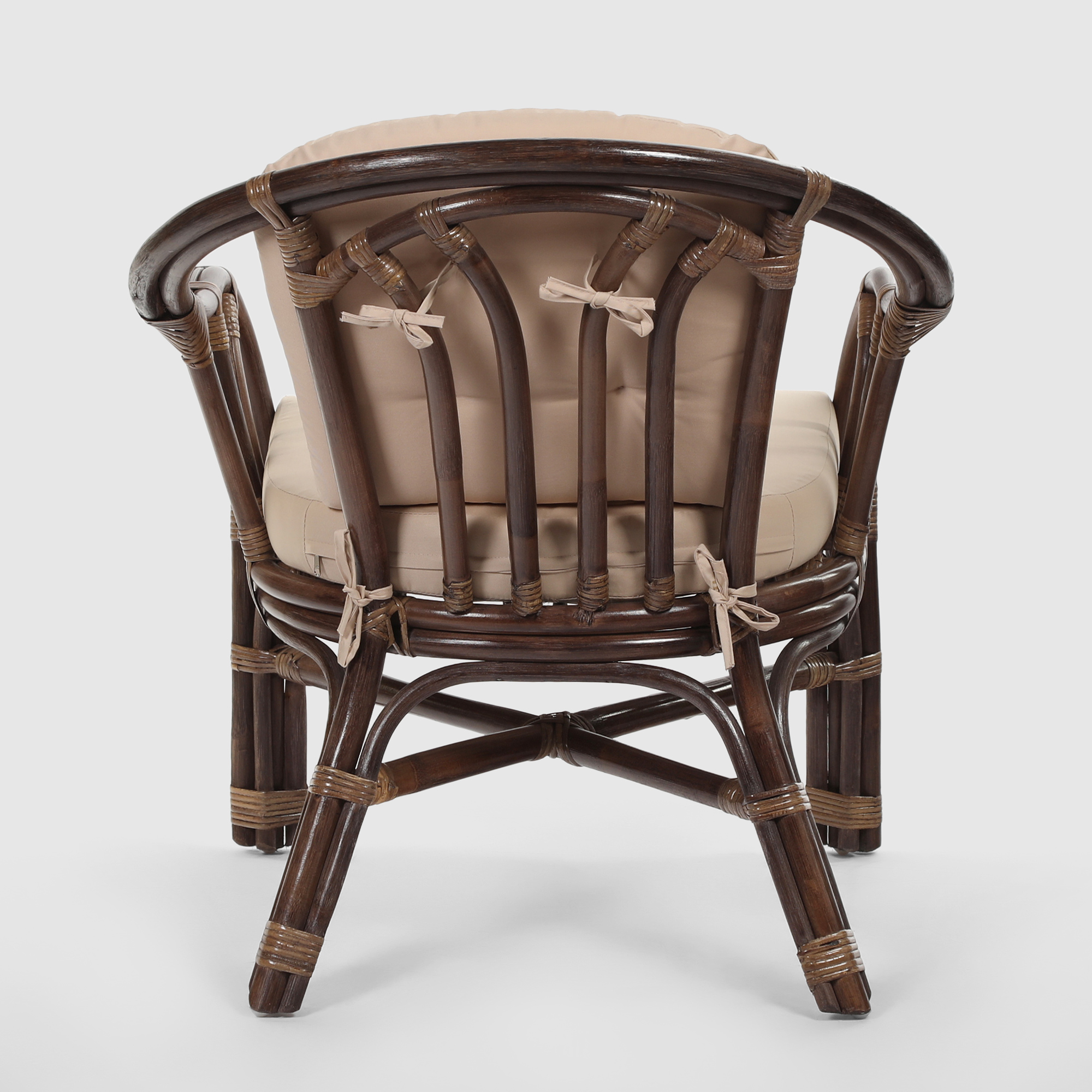 Комплект мебели Rattan grand San Marino medium brown 3 предмета, цвет коричневый, размер 60х67х70 см - фото 7
