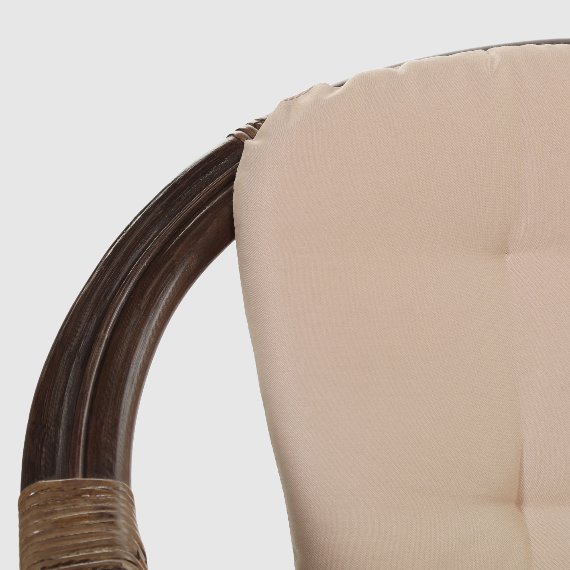 Комплект мебели Rattan grand San Marino medium brown 3 предмета, цвет коричневый, размер 60х67х70 см - фото 10